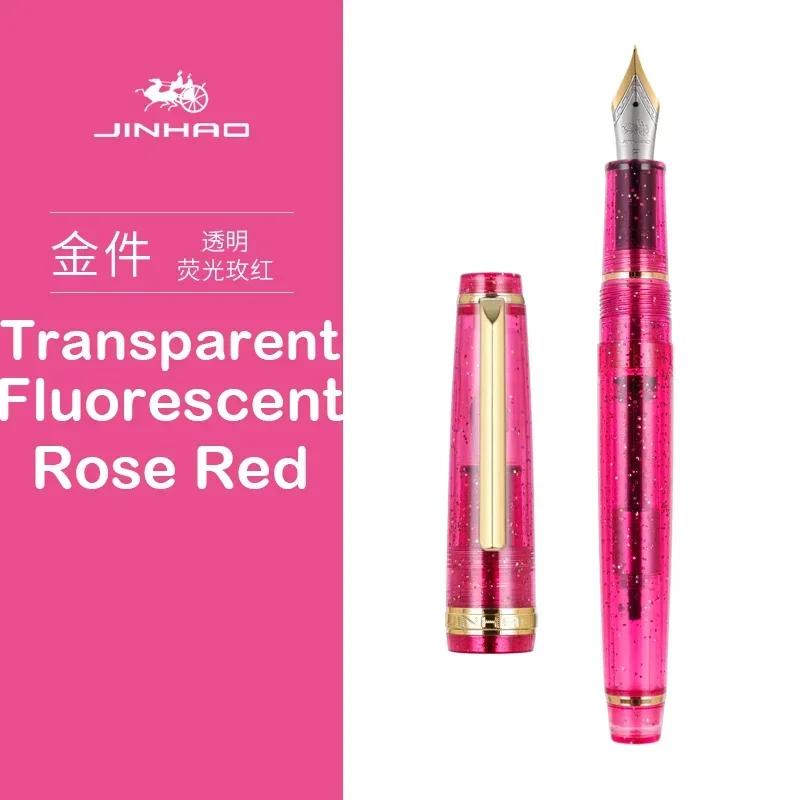 Перьевая ручка Jinhao 82 Новый цвет Акрил Роскошная чернильная ручка EF/F/M/Изогнутое перо Деловые Офисные Школьные принадлежности Пишущая ручка Канцелярские товары