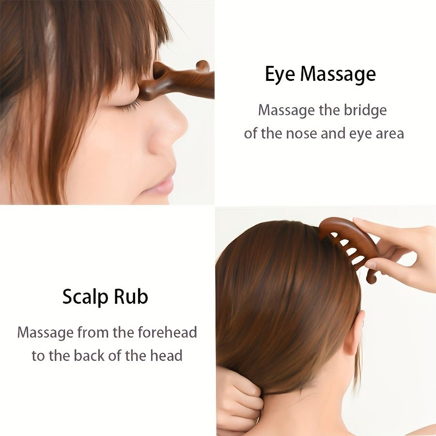 Массажная расческа, Маленькая расческа для меридианного массажа в форме дельфина, Расческа для массажа головы, Расческа Гуа Ша, Расческа с широкими зубьями, Нежный массажер для кожи головы, Инструменты для расслабляющего массажа