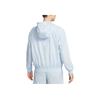 Nike Спортивная классика Логотип UPF 40+ Защита от солнца Свободный крой Толстовка на молнии с капюшоном и длинным рукавом Женские куртки Фиолетово-синий Белый HM8972423