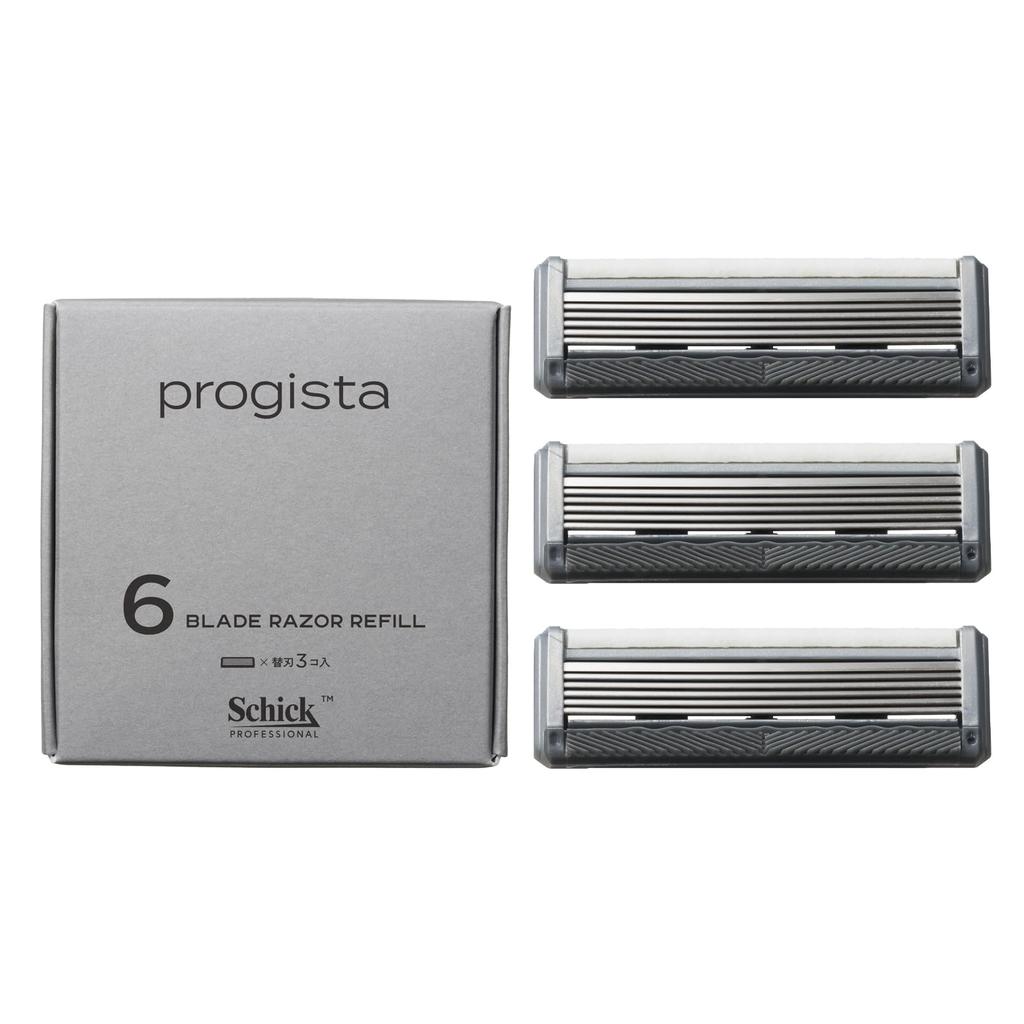 Schick progista бритва запасные лезвия бритва бритье 6-лезвийный (3 куска) Мужской