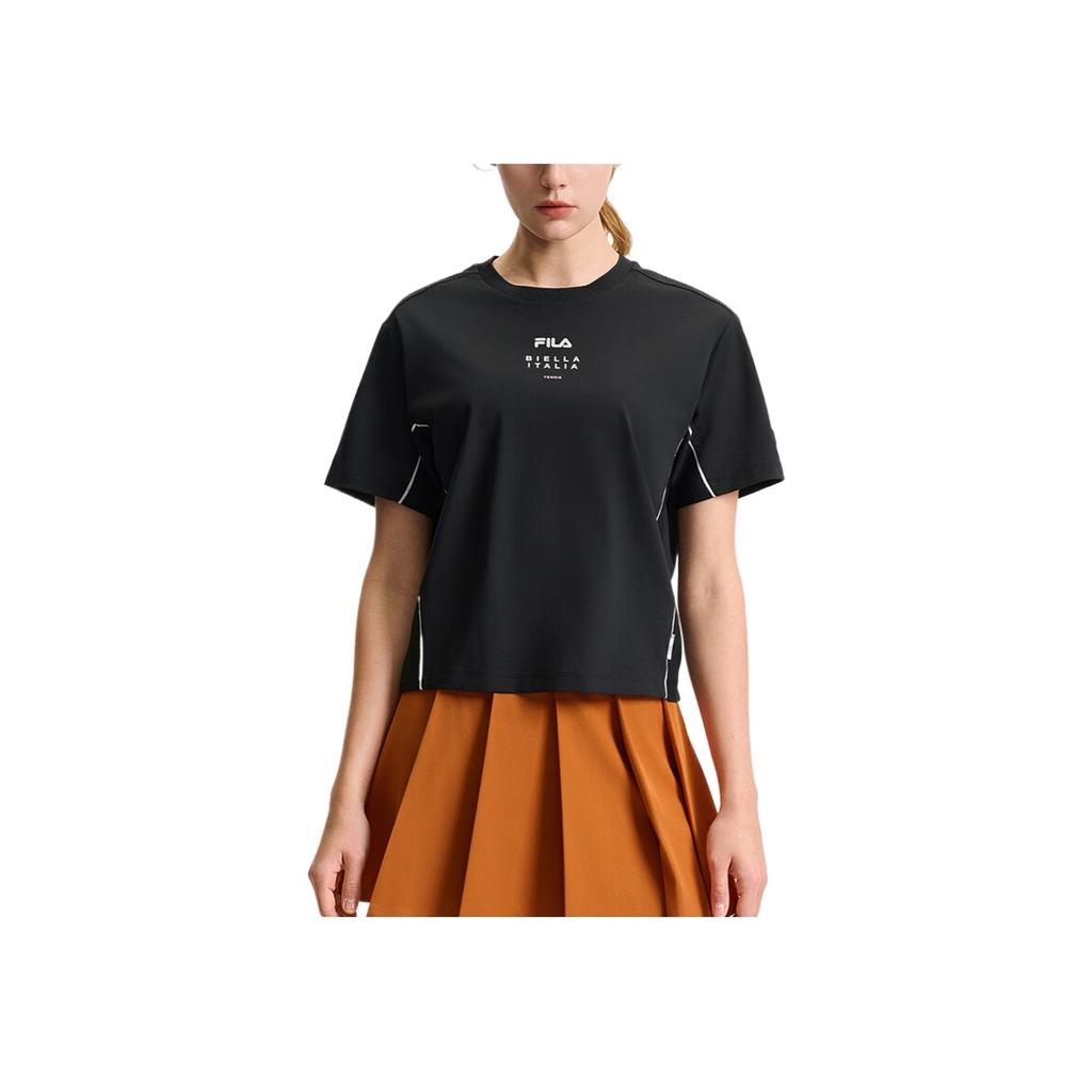 Новая женская футболка FILA Regular Черная A11W523107F