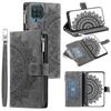 For Oppo/Realme All Series Oppo A7,Reno5,A94,C21Y,A52,A72,Narzo 50A...Embossed Design Flip Leather Zipper Wallet Handbag Case Cover