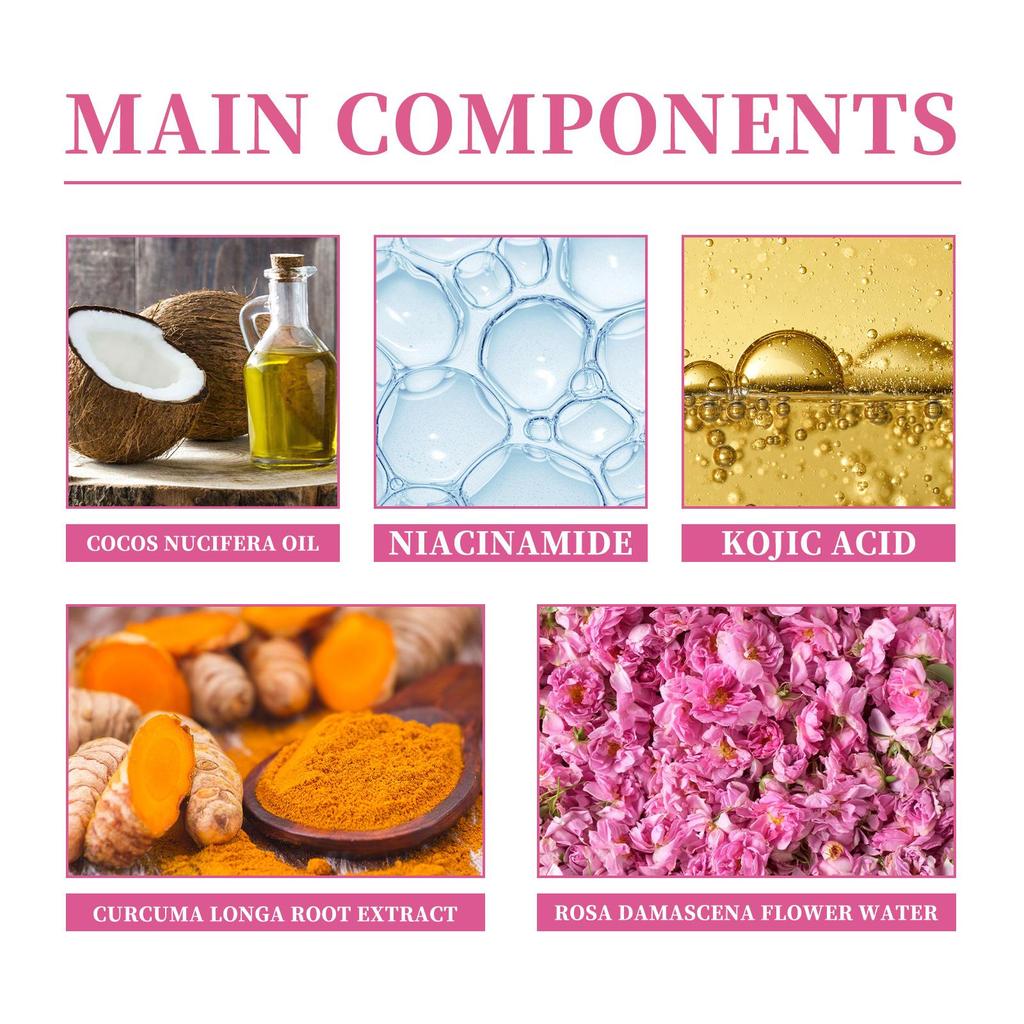 Turmeric Cleanser Deep Cleansing Brightens Skin Moisturizing Anti Wrinkle Fade Acne Scars and Blemishes Deep Nourishing Gentle Moisturizing SkinCare