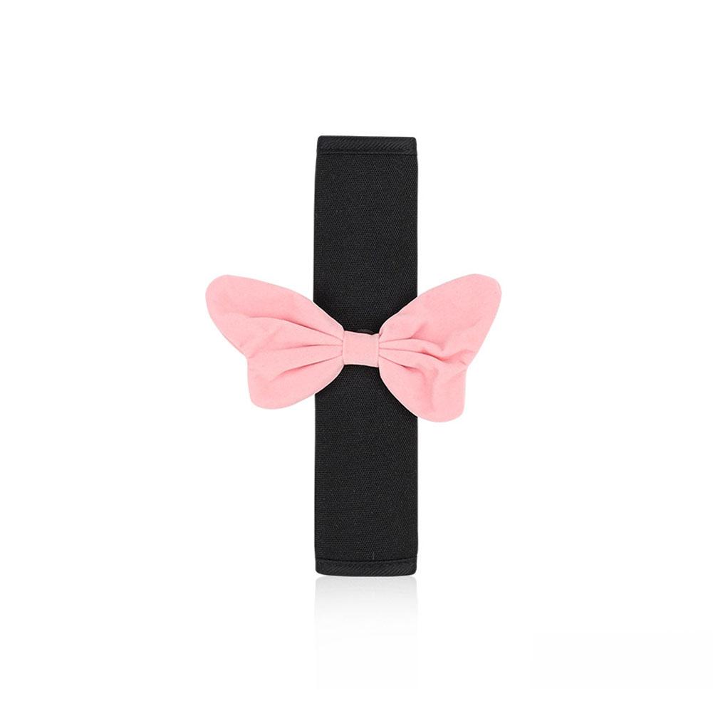 Car Seat Belt Cover Portable Car Interior Trim Supplies Cute Belt Bow Cover Utility Shoulder Se F7B1