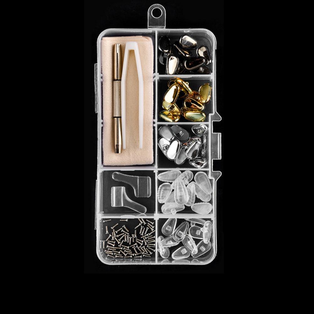 Antiskid Precision Screw Sets Silicone Glasses Repair Tools Eyeglass Repair Kit  Repair Accessories