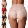 Women Sexy Hip Lingerie Lace Panties Lace High Waist Brief Panties Thong High Waist Knicker Underwear Transparent Briefs Plus Size Sexy