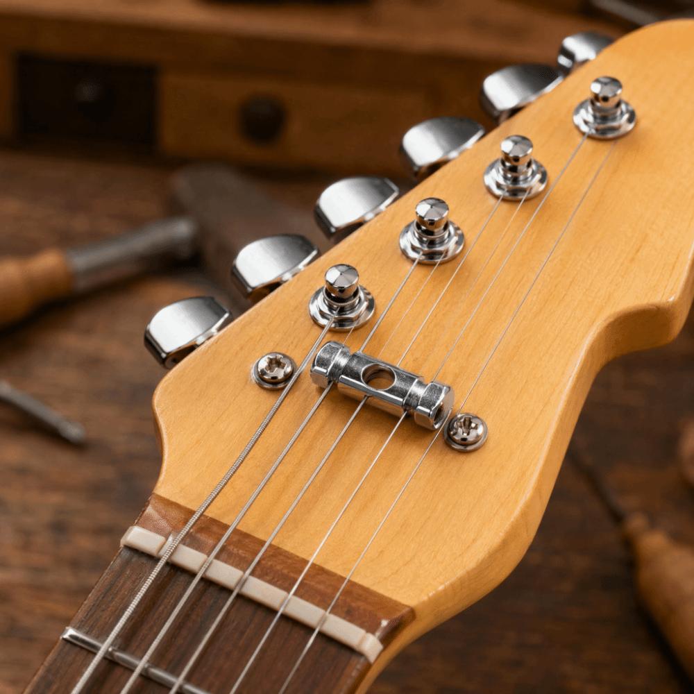 4PCS Metal Guitar String Retainer With Screw Guitar Accessory String Guide For Electric Guitars