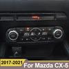For Mazda CX-5 CX5 2017 2018    Accessories Car Middle CD Console Dashboard Trim Sticker Frame Cover Interior