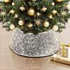 Christmas Tree Skirt Sequin Christmas Tree Collar Quick Assembly Christmas Tree Base Wrap