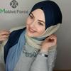 Исламский платок Женский Роскошный Синий Шифоновый Хиджаб Абая Хиджабы Для Женщин Абаи Трикотажное Мусульманское Платье Тюрбаны Головной Мгновенный Головной Платок