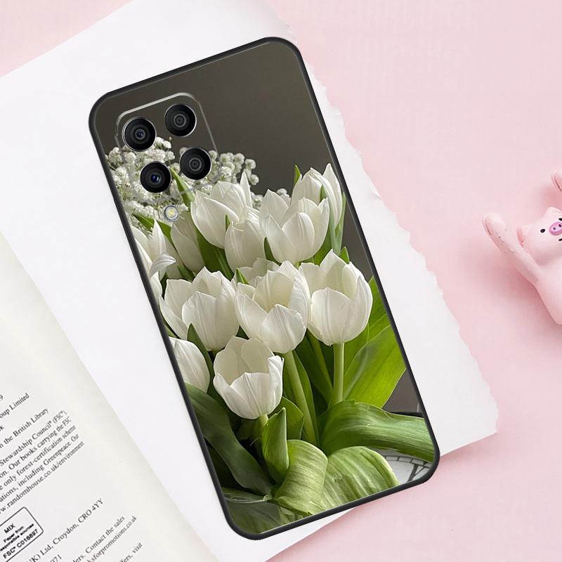 Весенние тюльпаны Чехол для телефона Samsung Galaxy M13 M53 M16 M36 M56 M06 M52 M32 M12 M54 M34 M14 M35 M55 M15 M11 M31