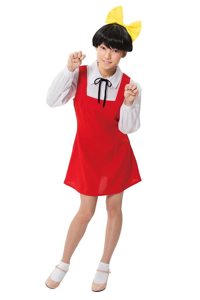 Clearstone GeGeGe no Kitaro Cat Girl Cosplay Costume Red Women's Halloween Anime