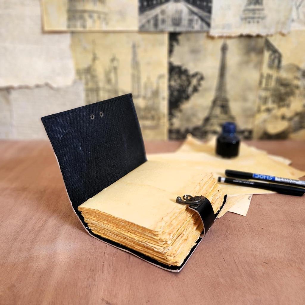 Блокнот Tree Leather Journal для молочных продуктов с 200 листами бумаги с краями и блокнотом для рисования с замком