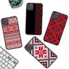 Чехол для телефона с узором-орнаментом U-Украина Для IPhone 16 15 14 X XR XS 7 8 Plus 11 12 13 Pro MAX 13mini Матовый противоударный чехол