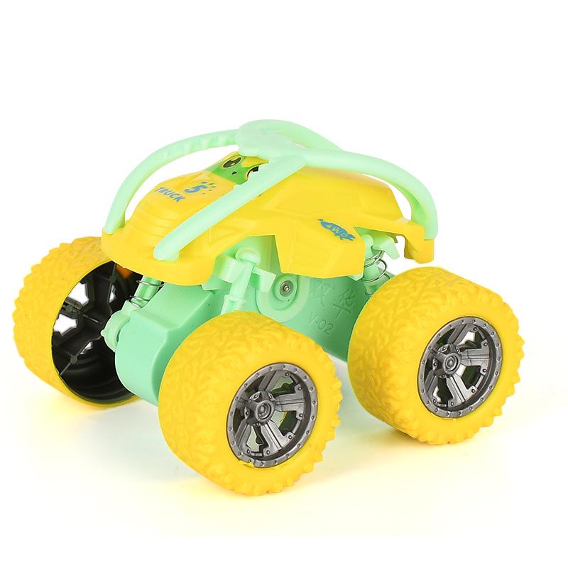 Детская инерционная игрушечная машинка с полным приводом - Машинка-перевертыш для трюков Макарон