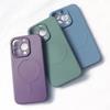 Magsafe-Compatible Silicone Case For Iphone 15 Plus Silicone Case - Navy Blue