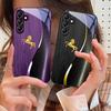 Деревянный зернистый Золотой конь Для Samsung A 73 72 71 70 56 55 54 53 52 51 50 42 35 34 33 32 31 26 25 24 23 22 30 20 стеклянный чехол для телефона