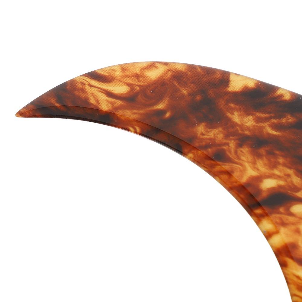 Amber Color Acoustic Guitar Cover Celluloid Material Folk Scratch Plate For Acoustic Guitar