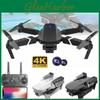 Складной дрон E88 Pro 4K с двумя камерами, квадрокоптер с пультом дистанционного управления, в подарочной упаковке с ручкой