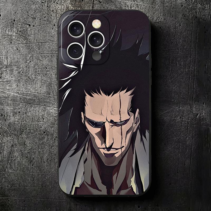 Bleach Кемпачи Зараки Мягкий чехол для телефона для iPhone 16 16E 17 Air 15 Pro Max 14 Plus 13 Mini 11 12 7 Черный чехол Задняя панель