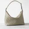 Handcrafted Sheepskin Woven Lunch Box Bag One Shoulder Armpit Dumpling Bag Women's High-end Handbag