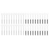 20pcs 4MM Tube Brush Twist Handle Stainless Steel Reusable Sound Aid Cleaning Brush for Straw Pipes