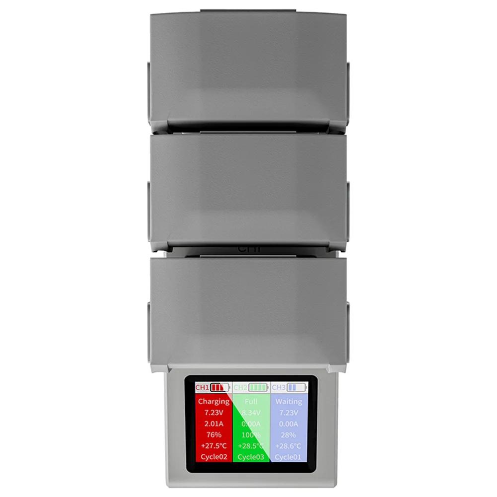 Зарядное устройство для аккумулятора, 3-сторонняя зарядка, быстрая зарядка, автоматический батарею, аксессуары для зарядки DJI Mini 3/Mini Pro