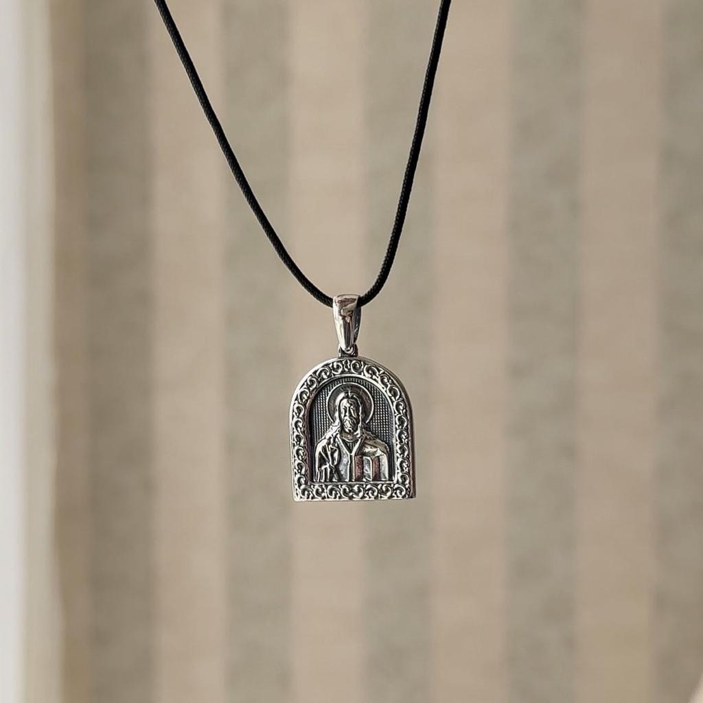 Серебряная подвеска без камней (2156154)