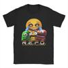 R.E.P.O Художественные Фигурки Вдохновения Футболка Мужская Хлопок Винтажная Футболка С Круглым Вырезом Горячая Игра Repo Робот Футболки Мерч Взрослый