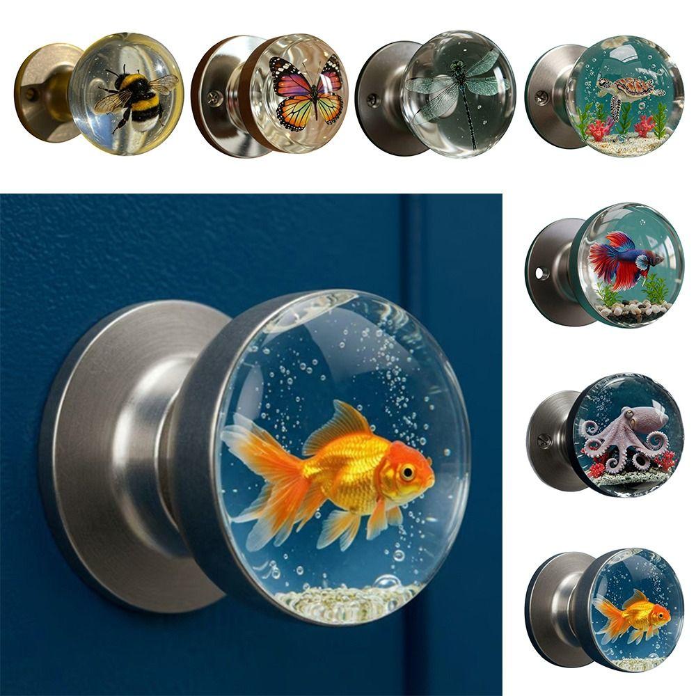 Retro Decorative Door Handle Scratch-Resistant Door Knob New Animal Artistic Knob