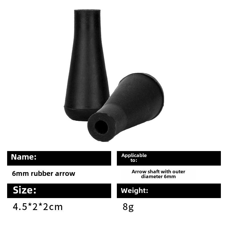 6/7/8 мм Резиновые Круглые Наконечники для Стрел для Лука, Колчан для Метательных Стрел и Мишенная Головка.