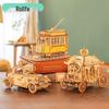 Rorate Rolai 3D Wooden Jigsaw Puzzle - Handmade Desktop Ornament & Educational Toy