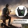 1 Pair 3-Cut Fishing Gloves Spring Summer UPF 50+ UV Protection Breathable Anti-slip Quick Drying Men Cycling Glove Fishing Accessories