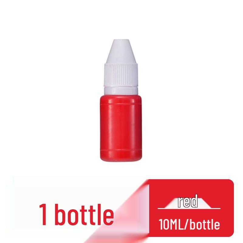 Быстросохнущая светочувствительная штемпельная подушка с чернилами для штампов - Красный, Черный, Синий, Фиолетовый, Зеленый Несмываемые чернила