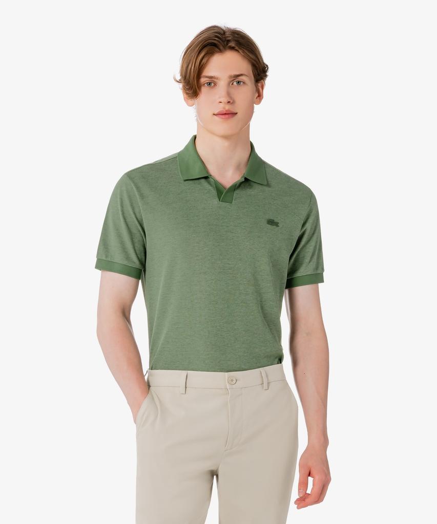 LACOSTE Men'S Basic Open Collar Short Sleeve Polo Shirt Ph387E-56G 02M