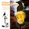 Halloween Outdoor Decoration Solar Lights, Waterproof Ghost Lights, Skeleton Stakes with LED Lights