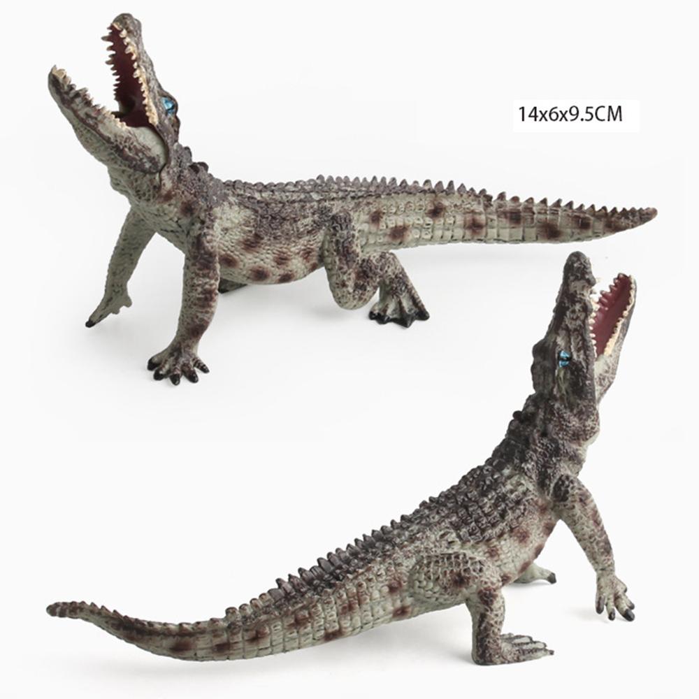 Plastic Children Wild Life Model Creatures Crocodile Action Figures Simulation Animals Toys Educational Toys Crocodile Model