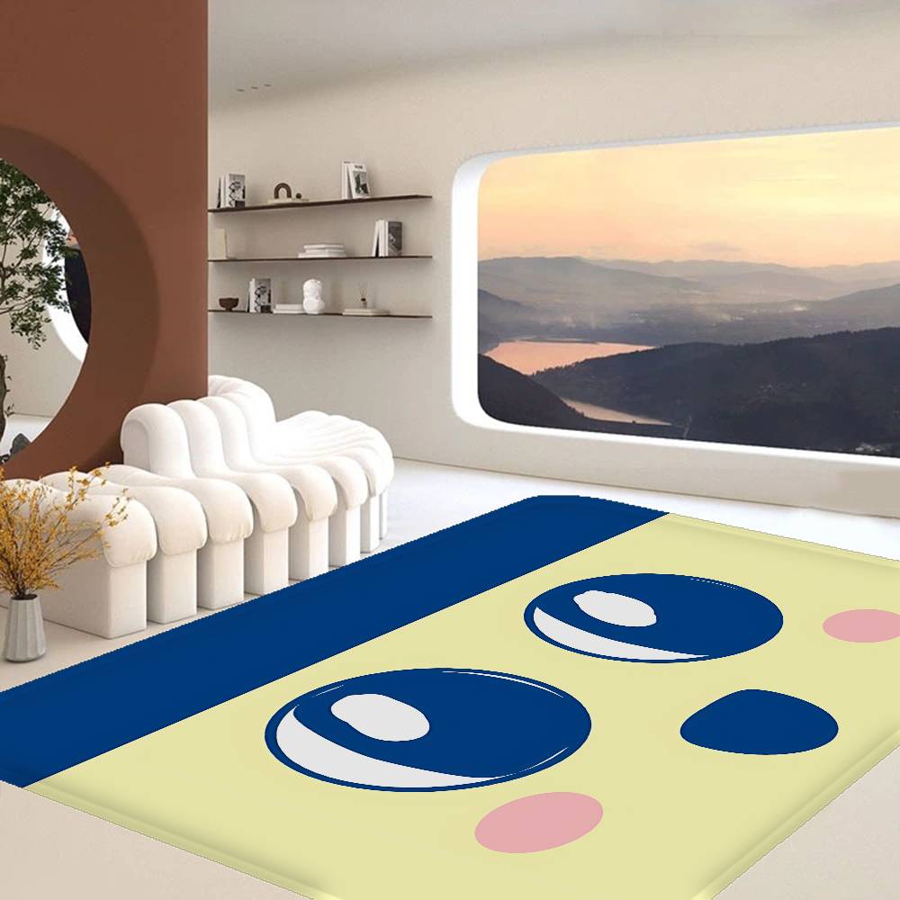 Классический T-Tamagotchi Cut Friend Игра Коврик для ванной Антискользящий Впитывающий воду Длинная полоса Подушка Коврик для спальни Добро пожаловать Придверный коврик