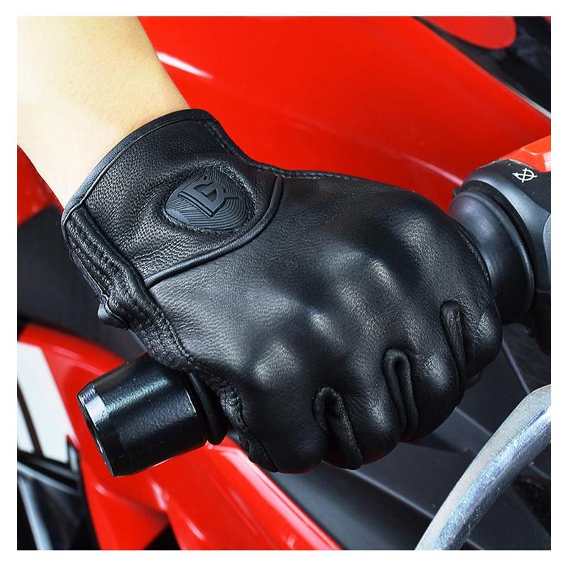 Motorcycle Gloves Full Finger Leather Riding Protective Gear Men Women Spring Autumn Winter Crash Resistant Cycling Safety