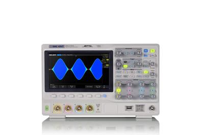 Цифровой осциллограф SIGLENT SDS2104X, 100 МГц, 4-канальный, 200 Мвыб./сек, 10-битный, 256-уровневый люминофор,