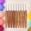 Bamboo Wooden Crochet Hooks Small Size Knitting Needles Handicraft Yarn Weave Tool  Hand Weave Tool