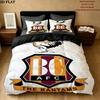 Bradford City Afc Pattern Bedding uilt Set uilt Cover Pillowcase Home Decoration Birthday Gift (1 * duvet cover + 2 * pillowcase without core)