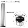 X Autohaux OD 34-102mm Length 20" 300mm 500mm Aluminum Alloy Tube Intercooler Pipe Straight 45 Degree  Air Intake Tube for Car