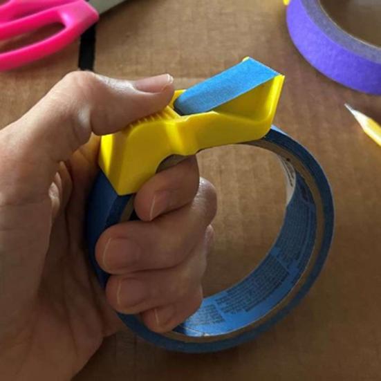 3 шт. Диспенсер для клейкой ленты, маскирующий, покрасочный, упаковочный, резак для клейкой ленты, портативный, эргономичный, для самостоятельного изготовления этикеток, дозирования клейкой ленты