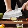 WXCOO Кованый набор ножей для разделки Высокоуглеродистая обкладная сталь Нож-секач для мяса, рыбы, фруктов Профессиональные ножи для мясника, кухонные ножи шеф-повара