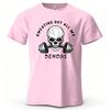 Funnygym Tshirt Sweating Out All My Demons Skull Barbell Graphicprint Unisex Unisex Workout Fitness Cotton T Shirt Casual Streetwear