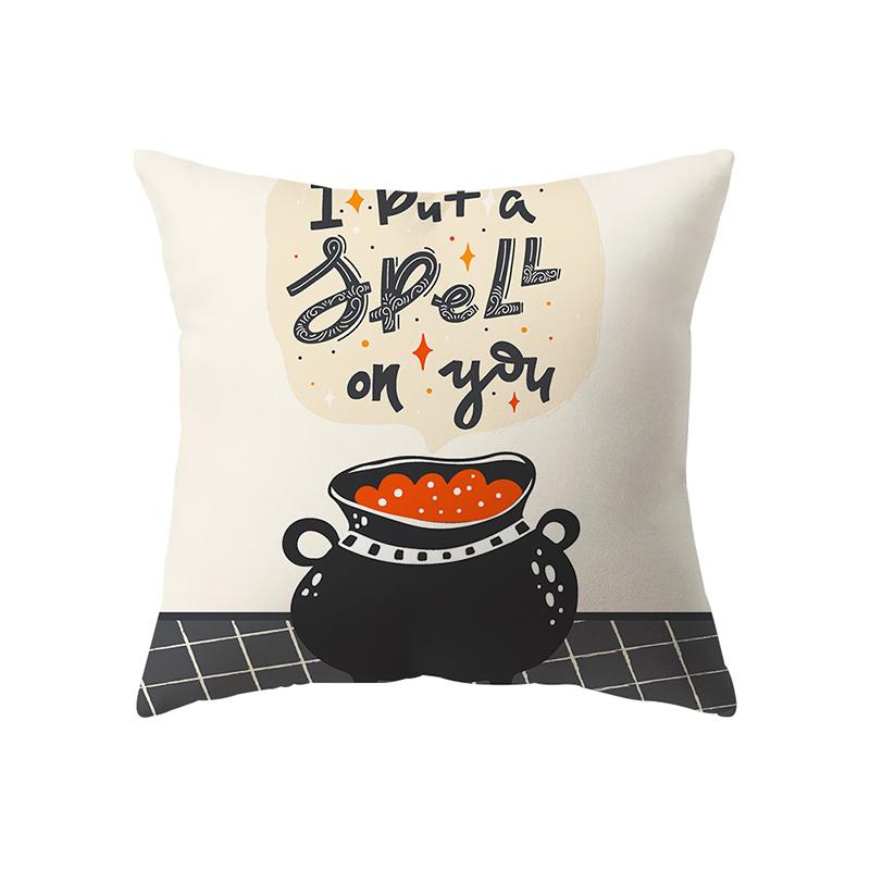 Коллекция черепов и тыкв на тему Хэллоуина, наволочка для дивана, праздничный подарок, декор для вечеринки, дом