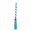 Bougie D'anniversaire Musicale - Bleu - Hauteur 12.5 Cm