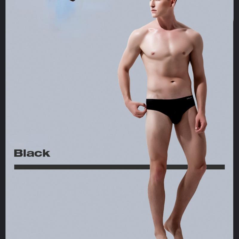 Мужская сумка для переноски, подъемные яички, мужское нижнее белье U-образной формы, отделение для пуль, сумка из ледяного шелка, треугольное нижнее белье и трусики.