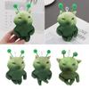 10cm Ugly Cute Plushie Keychain Poseable Bag Charm Red Scarf Alien Kitten Toy  Anime Fans Gifts